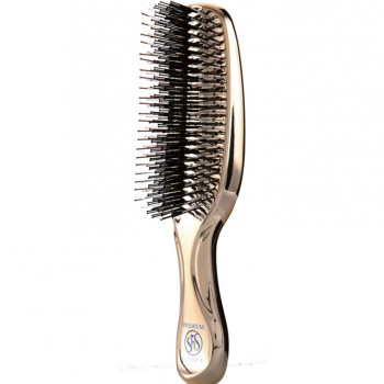 S-Heart-S Scalp Brush World Premium Long Champagne Gold