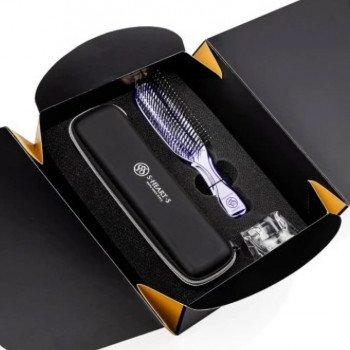 S-Heart-S Scalp Brush World Premium Long Purple Gift Box