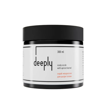 deeply scalp scrub with apricot kernel