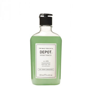 DEPOT No. 406 Transparent Shaving Gel Brushless